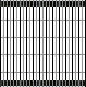 S-126 straight pattern side fold grille